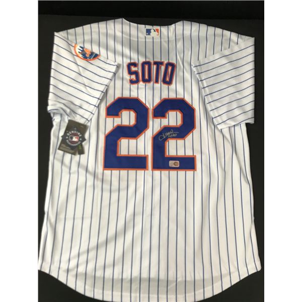 JUAN SOTO SIGNED NEW YORK METS CUSTOM JERSEY - ELITE SPORTS COA