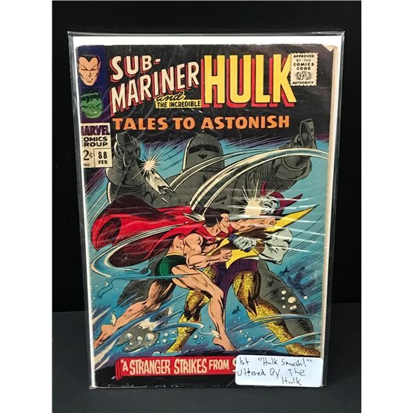 TALES TO ASTONISH #88 1ST HULK SMASH - MARVEL COMICS