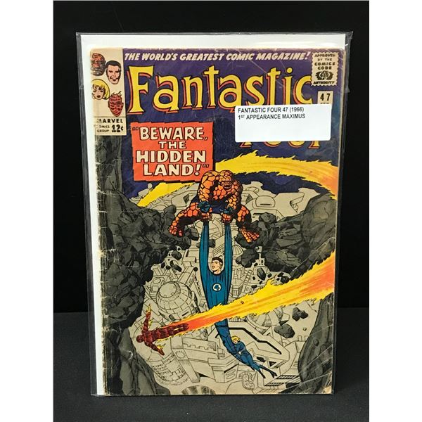 MARVEL COMICS FANTASTIC FOUR NO.47 (1ST APP MAXIMUS)