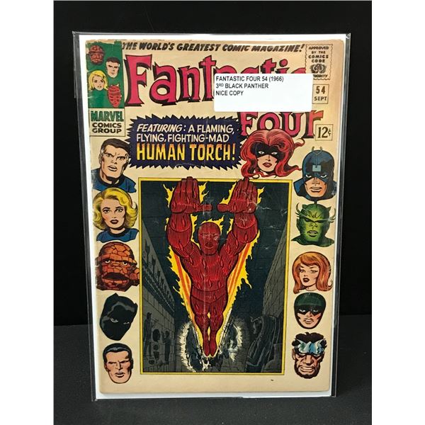 MARVEL COMICS FANTASTIC FOUR NO.54 (3RD APP BLACK PANTHER)