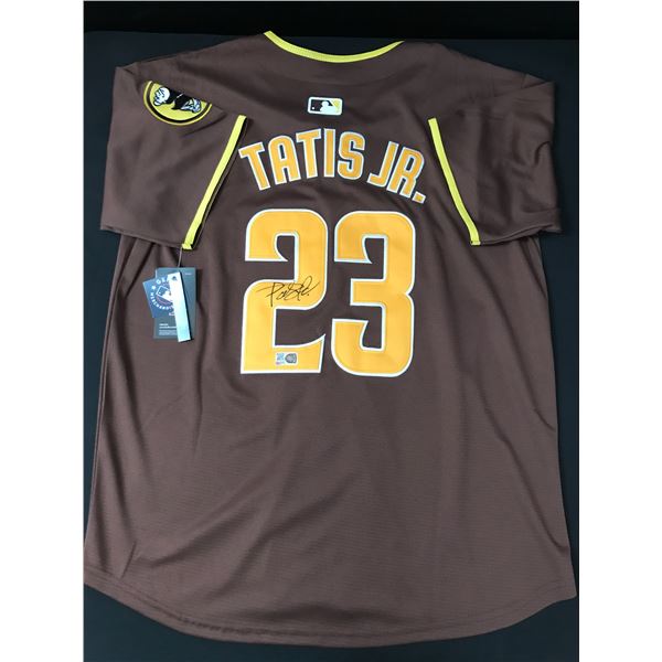 FERNANDO TATIS JR SIGNED SAN DIEGO PIRATES CUSTOM JERSEY - ELITE SPORTS COA