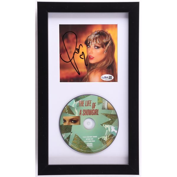 TAYLOR SWIFT SIGNED CD SLEEVE PRESENTATION PIECE - JSA COA