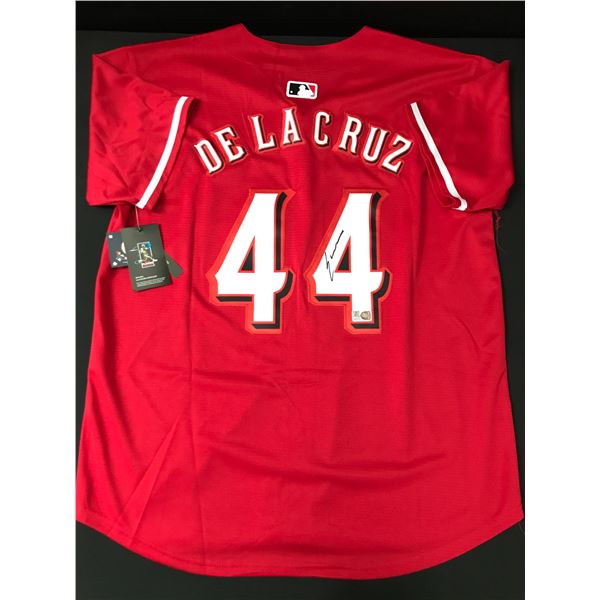 ELLY DE LA CRUZ SIGNED CINCINATTI REDS CUSTOM JERSEY - ELITE SPORTS COA