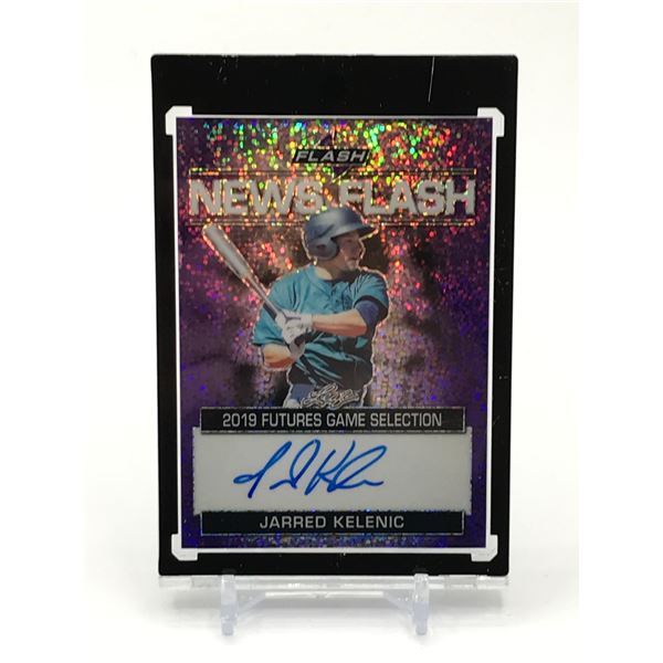 2019 LEAF NEWSFLASH JARRED KELENIC SIGNED TRADING CARD 15/25