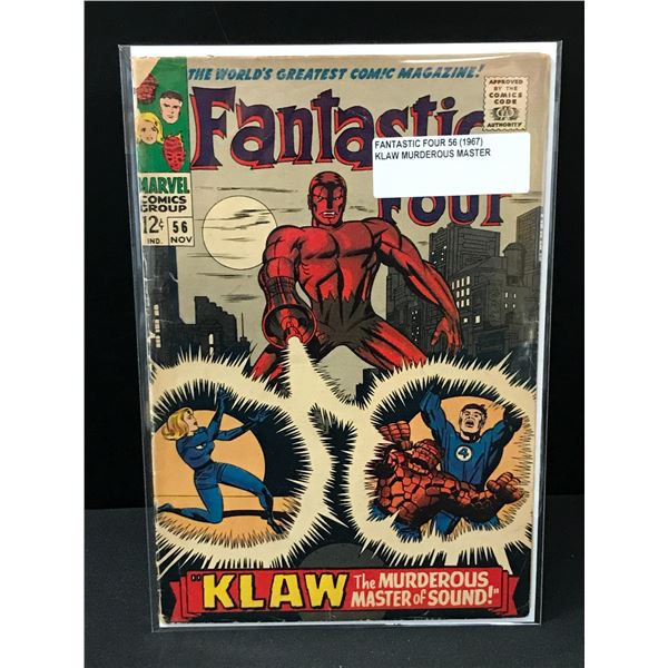 MARVEL COMICS FANTASTIC FOUR NO.56 (1ST APPEARANCE KLAW)