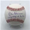Image 1 : DON LARSEN SIGNED AND INSCRIBED BASEBALL (PSA COA)