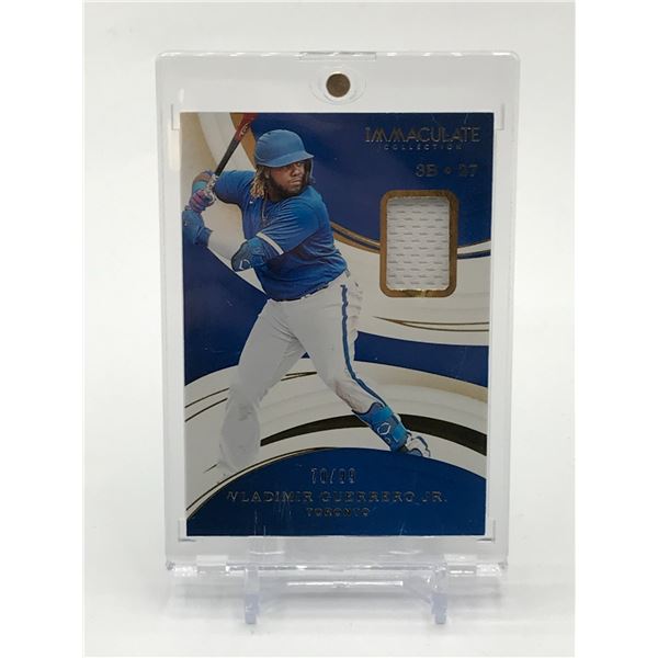 2020 PANINI IMMACULATE COLLECTION BASEBALL VLADIMIR GUERRERO JR PATCH TRADING CARD 70/99