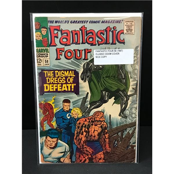 MARVEL COMICS FANASTIC FOUR NO.58 (CLASSIC DOOM COVER)