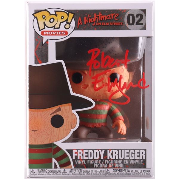 ROBERT ENGLUND SIGNED FREDDY KREUGER FUNKO POP - JSA COA