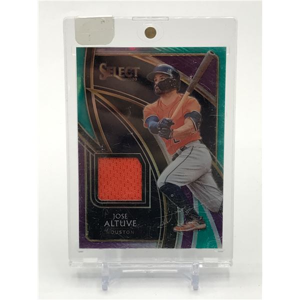 2020 PANINI SELECT BASEBALLJOSE ALTUVE PATCH TRADING CARD 18/75