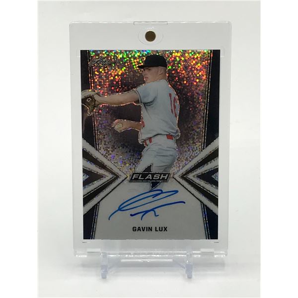2019 LEAF FLASH GAVIN LUX SIGNED ROOKIE CARD 39/50