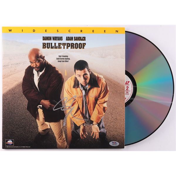 ADAM SANDLER SIGNED BULLETPOOF LASER DISC SLEEVE - PSA COA
