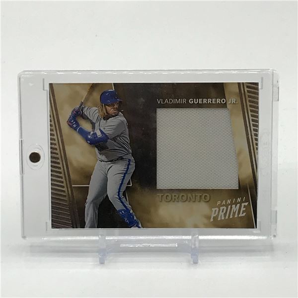 2019 PANINI PRIME BASEBALL VLADIMIR GUERRERO JR ROOKIE PATCH TRADING CARD