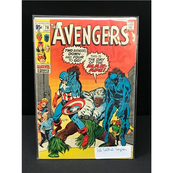 AVENGERS #78 1ST LETHAL LEGION - MARVEL COMICS