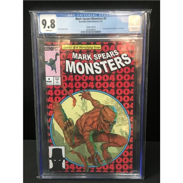 MARK SPEARS MONSTERS #4 BY KEENSPOT ENTERTAINMENT - CGC GRADE 9.8