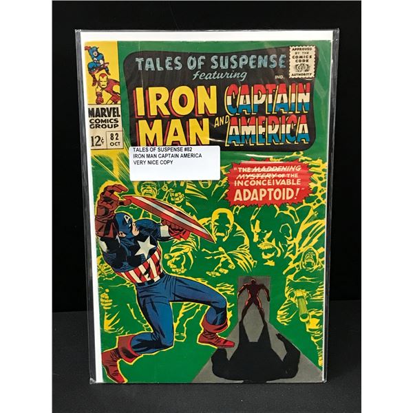 MARVEL COMICS TALES OF SUSPENSE NO.82 IRON MAN AND CAPTAIN AMERICA