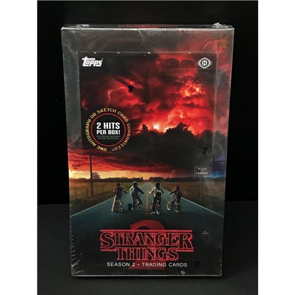 TOPPS STRANGER THINGS SEASON 2 SEALED HOBBY BOX