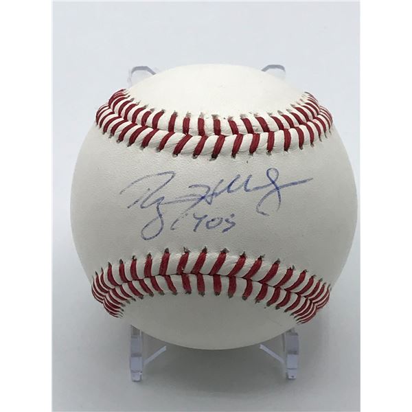 RARE ROY "DOC"HOLLIDAY SIGNED BASEBALL  (WWOC COA)