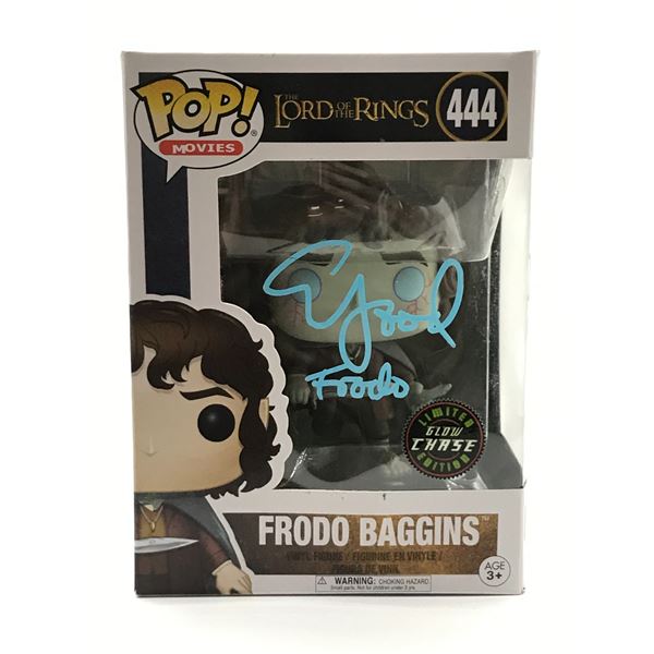 ELIJAH WOOD SIGNED FRODO BAGGINS FUNKO POP (WWOC COA)
