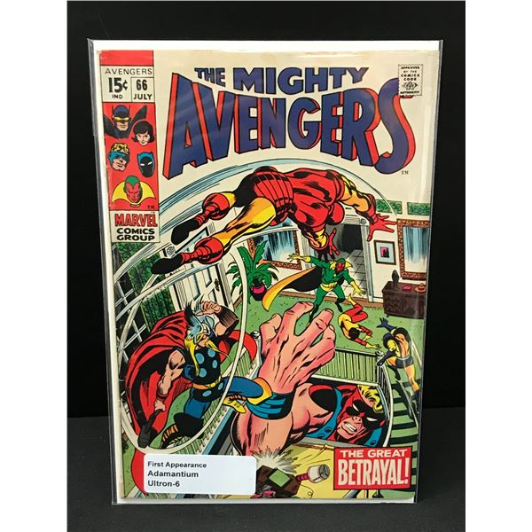 THE MIGHTY AVENGERS #66 1ST APP ADAMANTIUM - MARVEL COMICS