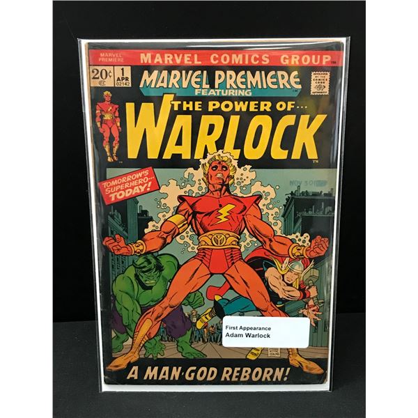MARVEL PREMIERE #1 1ST APP ADAM WARLOCK - MARVEL COMICS