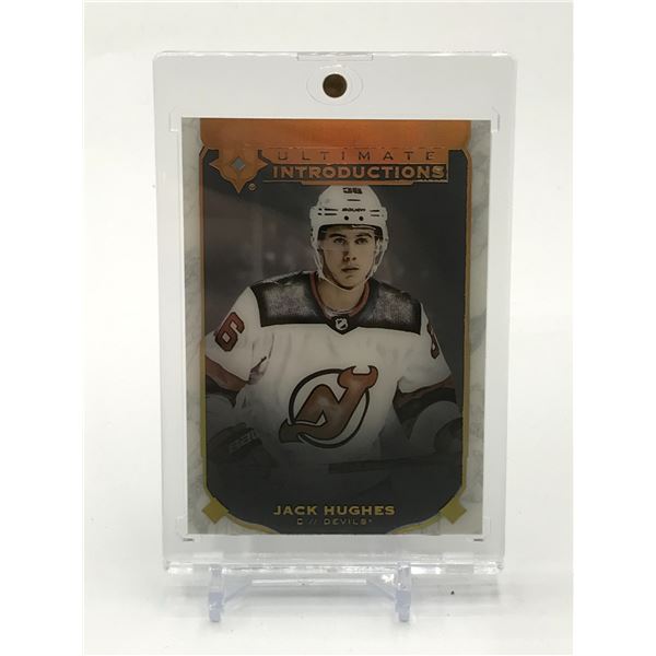 2019-20 UPPER DECK ULTIMATE COLLECTION HOCKEY JACK HUGHES TRADING CARD
