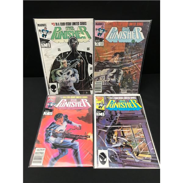 LOT OF 4 PUNISHER COMICS - MARVEL COMICS