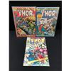 Image 1 : LOT OF 3 THE MIGHTY THOR COMICS - MARVEL COMICS