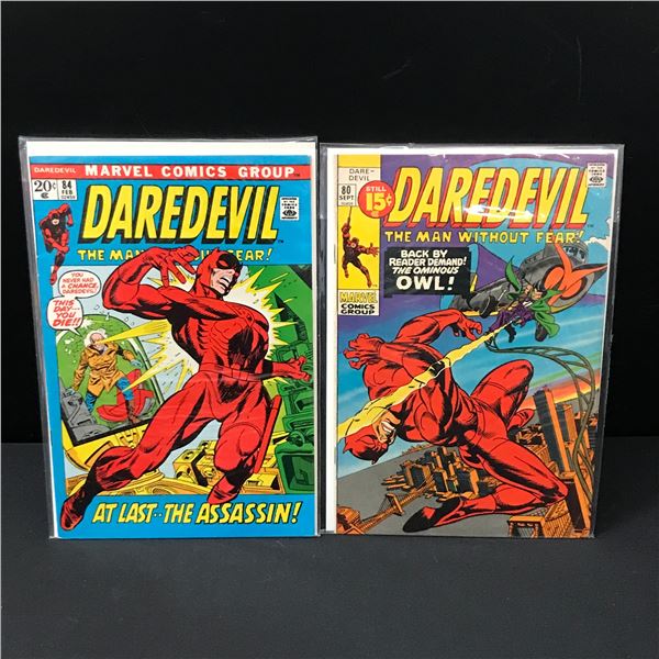 LOT OF 2 DAREDEVIL COMICS #80 & #84 - MARVEL COMICS