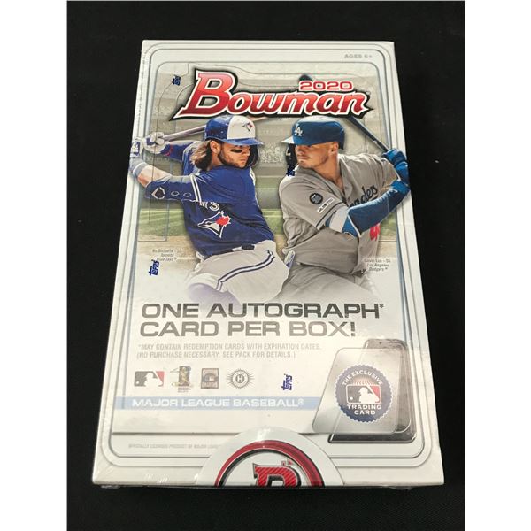 SEALED 2020 BOWMAN BASEBALL HOBBY BOX