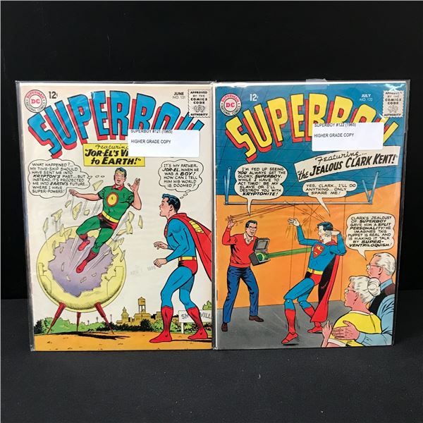 LOT OF 2 SUPERBOY COMICS #121-122 (1965) - DC COMICS