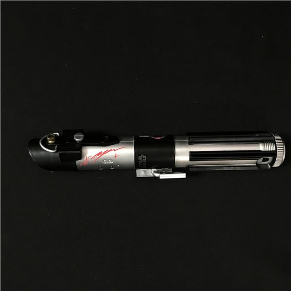 HAYDEN CHRISTENSEN SIGNED STAR WARS LIGHT SABER HILT - WWOC COA