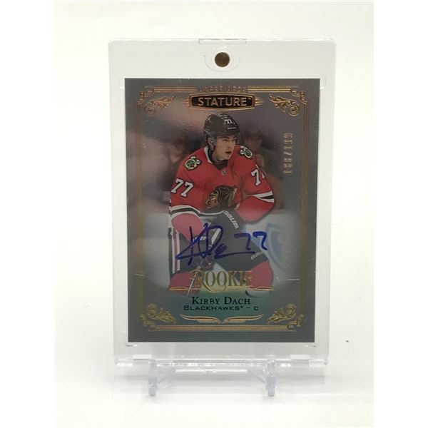 2019-20 UPPER DECK STATURE HOCKEY KIRBY DACH SIGNED ROOKIE TRADING CARD