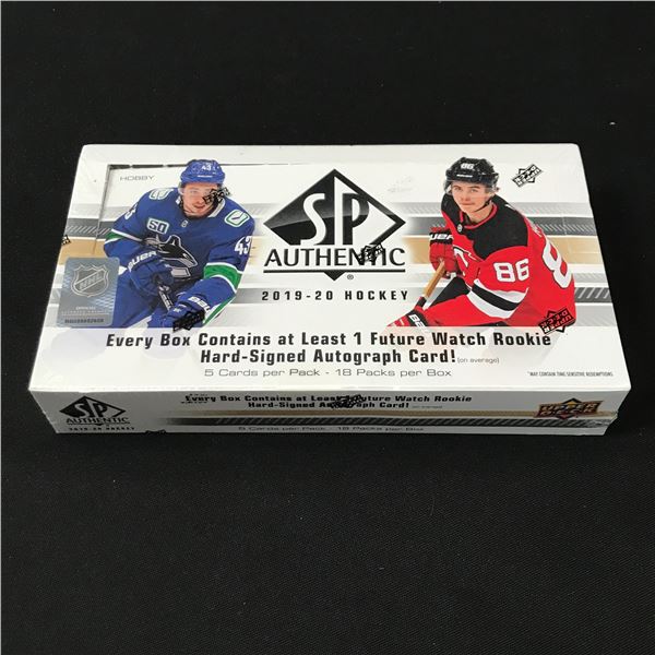 SEALED 2019-2020 UPPER DECK SP AUTHENTIC HOBBY BOX SEALED