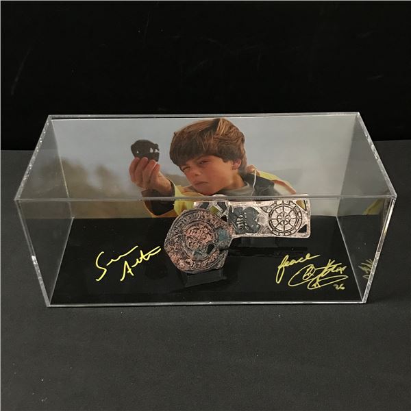 SEAN ASTIN AND COREY FELDMAN DUAL SIGNED GOONIES PRESENTATION PIECE - WWOC COA