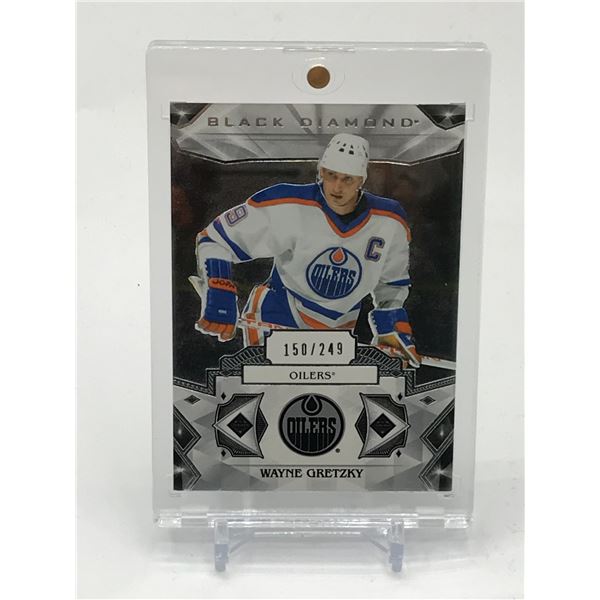 2019-20 UPPER DECK BLACK DIAMOND HOCKEY WAYNE GRETZKY TRADING CARD 150/249