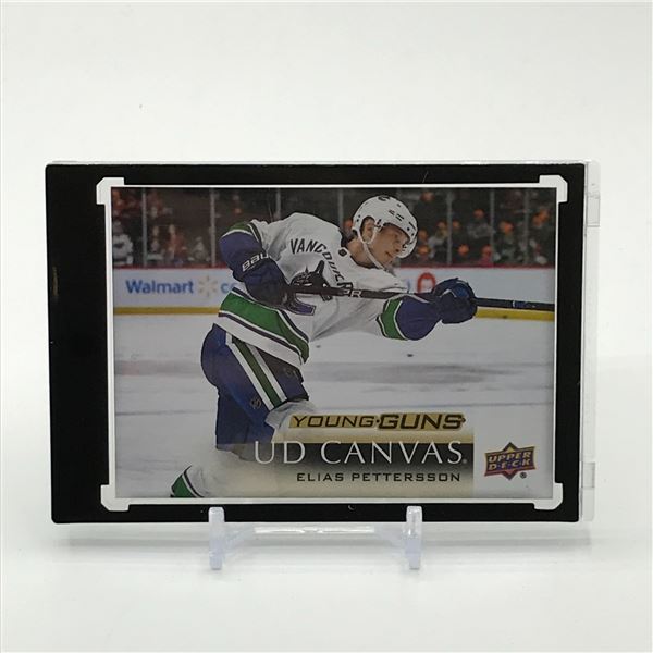 2018-19 UPPER DECK SERIES 2 HOCKEY ELIAS PETTERSSON YOUNG GUNS TRADING CARD