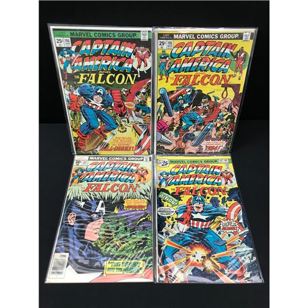 LOT OF 4 CAPTAIN AMERICA AND THE FALCON COMICS - MARVEL COMICS
