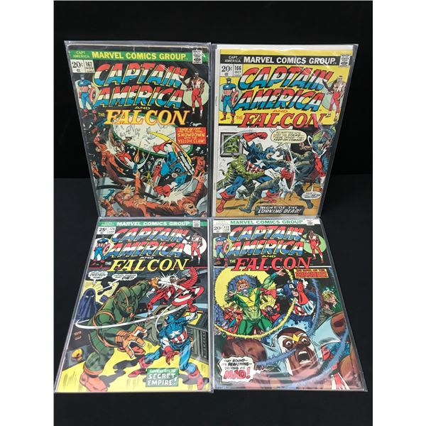 LOT OF 4 CAPTAIN AMERICA AND THE FALCON COMICS - MARVEL COMICS