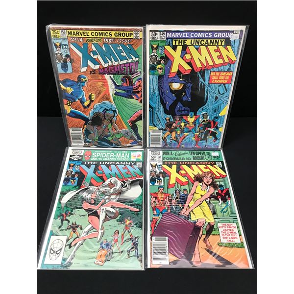 LOT OF 4 THE UNCANNY X-MEN COMICS #149-152 - MARVEL COMICS