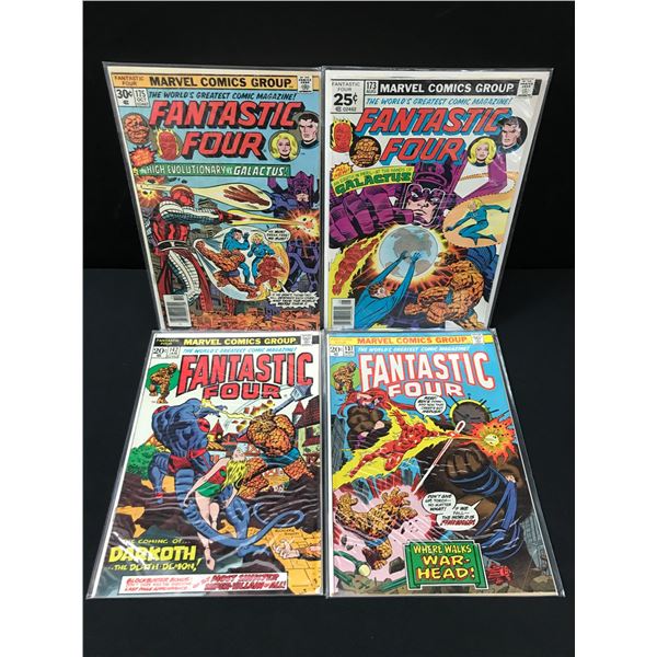 LOT OF 4 THE FANTASTIC FOUR COMICS - MARVEL COMICS