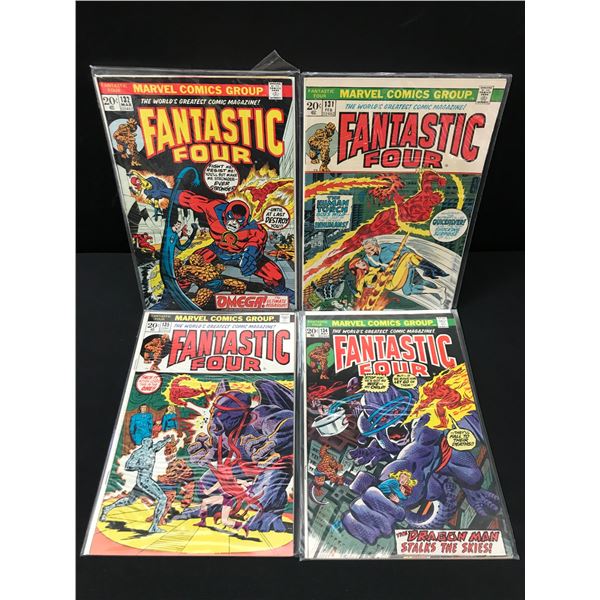 LOT OF 4 THE FANTASTIC FOUR COMICS - MARVEL COMICS