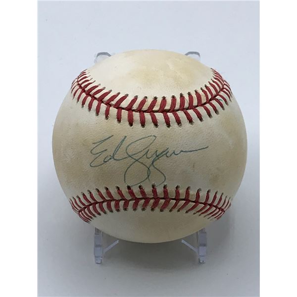 ED SPRAGUE SIGNED BASEBALL (WWOC COA)