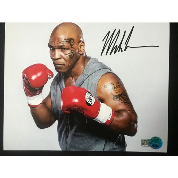 MIKE TYSON SIGNED 8X10 - WWOC COA
