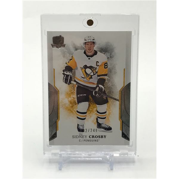 2017-18 UPPER DECK THE CUP HOCKEY SIDNEY CROSBY TRADING CARD 032/249