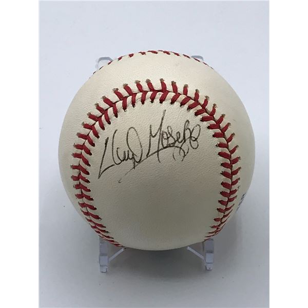 LLOYD MOSEBY SIGNED BASEBALL (WWOC COA)