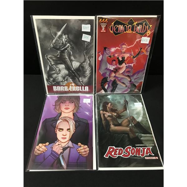 LOT OF 4 MIXED TITLE COMICS - VARIOUS TITLES