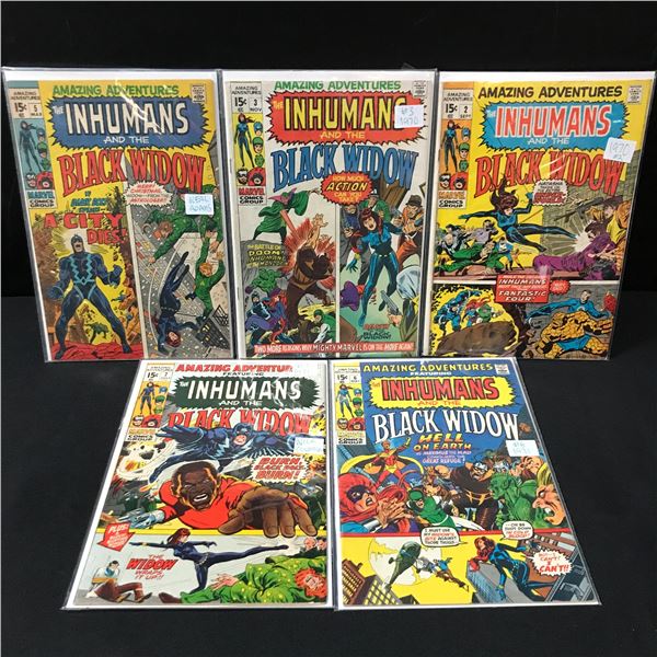 LOT OF 5 AMAZING ADVENTURES - MARVEL COMICS