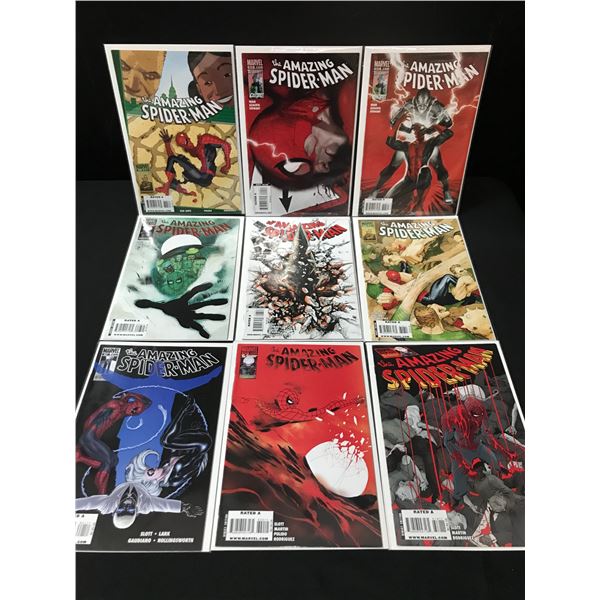 LOT OF 9 THE AMAZING SPIDERMAN COMICS - MARVEL COMICS