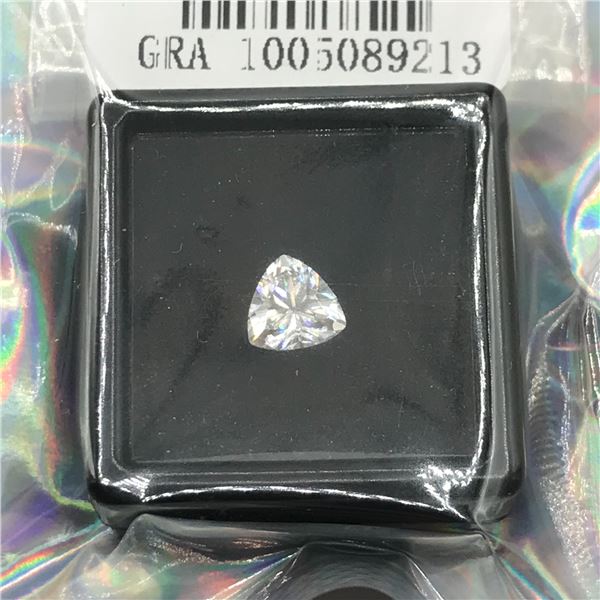 1 CARAT MOISSANITE TRILLION - GRA REPORT